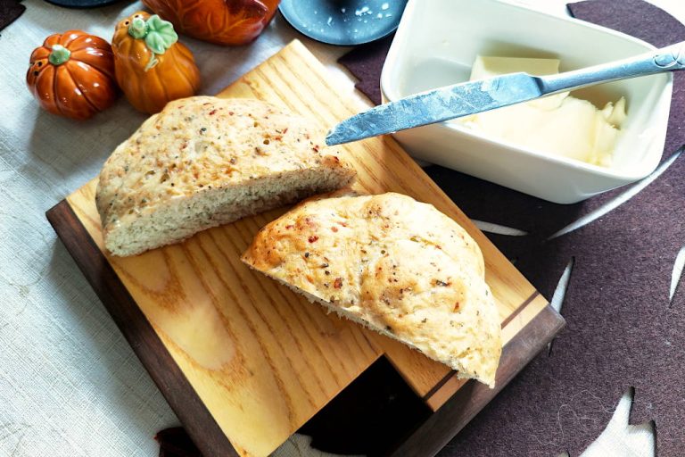 Herbed Artisan Bread (with Garlic and Parmesan)