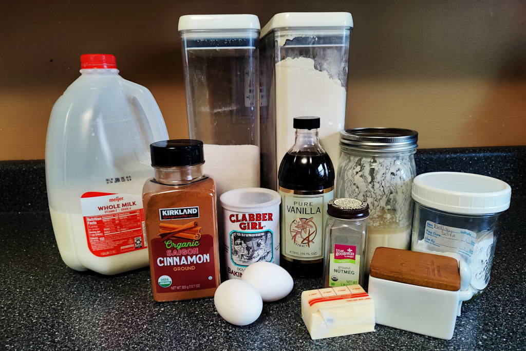 Sourdough Pancakes Ingredients